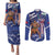 Samoa Independence Day Couples Matching Puletasi and Long Sleeve Button Shirt 1962 Proud Samoan Warrior