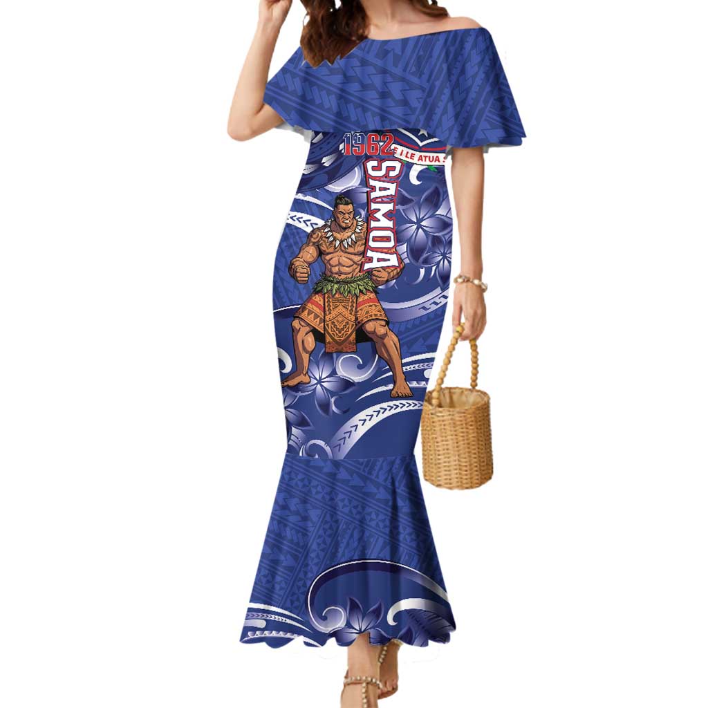 Samoa Independence Day Mermaid Dress 1962 Proud Samoan Warrior