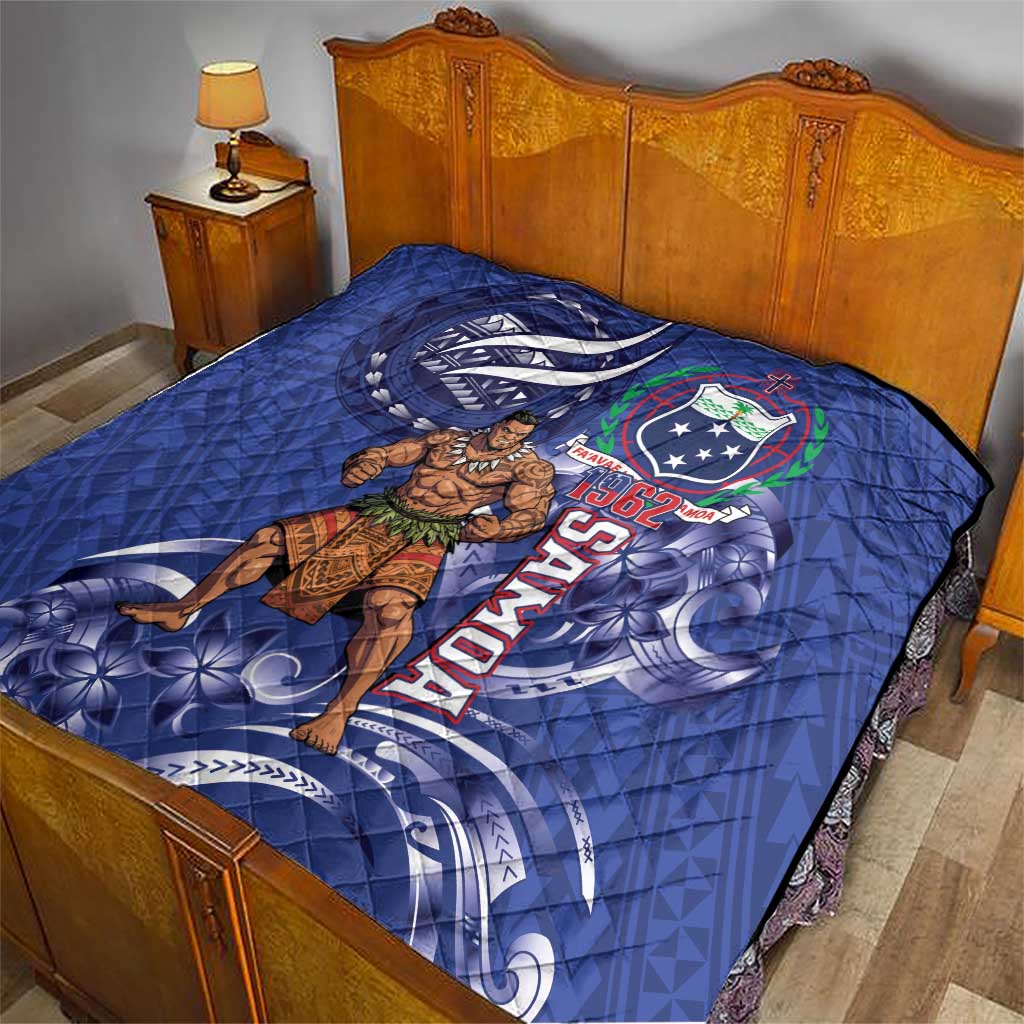 Samoa Independence Day Quilt 1962 Proud Samoan Warrior