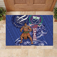 Samoa Independence Day Rubber Doormat 1962 Proud Samoan Warrior