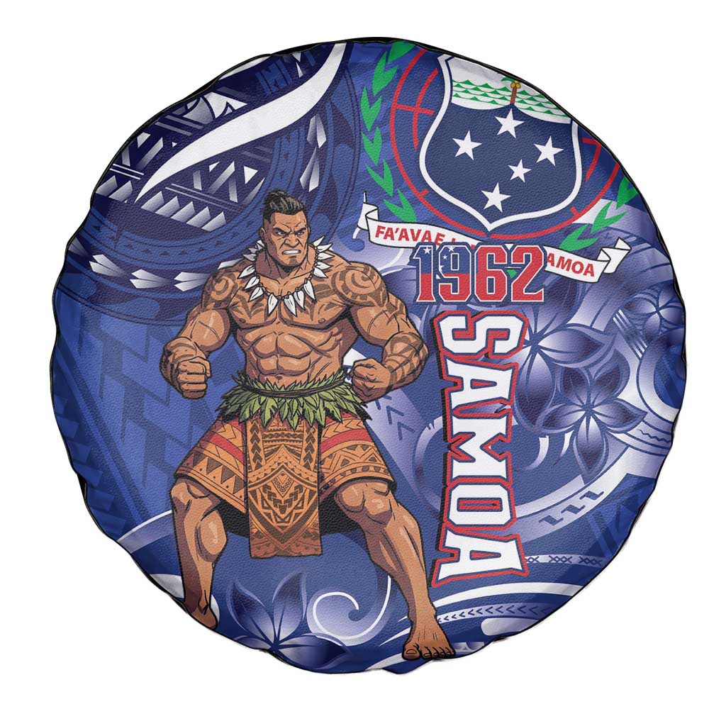 Samoa Independence Day Spare Tire Cover 1962 Proud Samoan Warrior