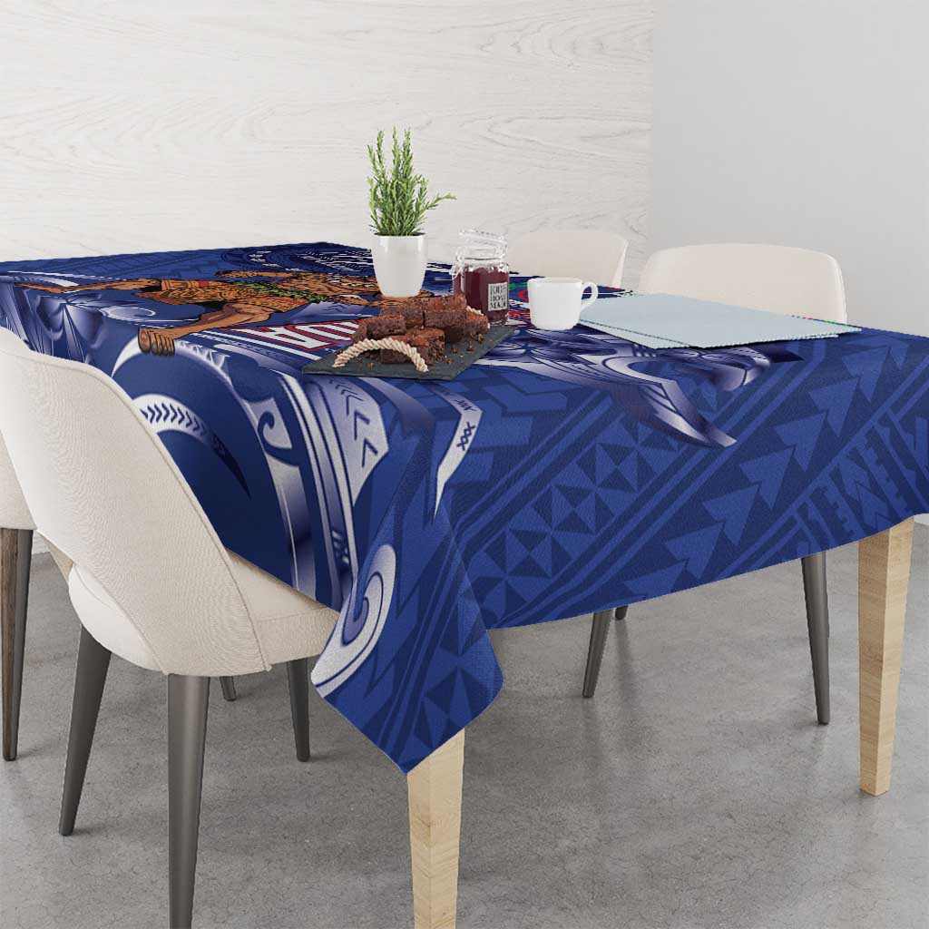 Samoa Independence Day Tablecloth 1962 Proud Samoan Warrior