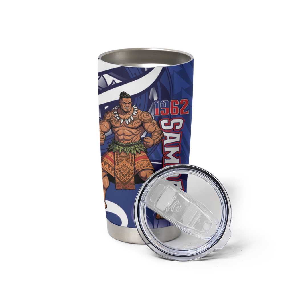 Samoa Independence Day Tumbler Cup 1962 Proud Samoan Warrior