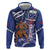 Samoa Independence Day Zip Hoodie 1962 Proud Samoan Warrior