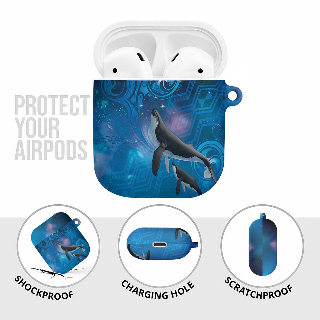Paikea New Zealand Matariki AirPods Case Humpback Whale Taniko Motifs Ocean Vibes