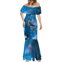 Paikea New Zealand Matariki Mermaid Dress Humpback Whale Taniko Motifs Ocean Vibes