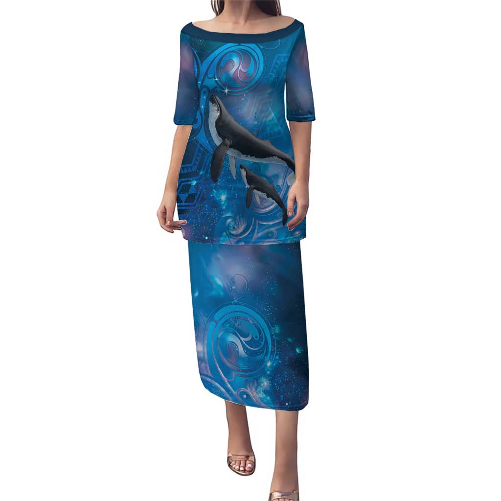 Paikea New Zealand Matariki Puletasi Humpback Whale Taniko Motifs Ocean Vibes