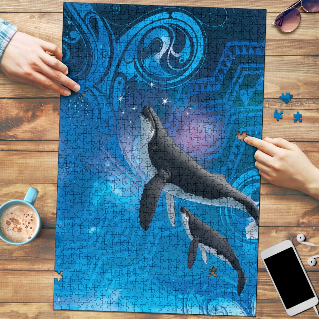 Paikea New Zealand Matariki Puzzle Humpback Whale Taniko Motifs Ocean Vibes
