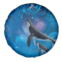 Paikea New Zealand Matariki Spare Tire Cover Humpback Whale Taniko Motifs Ocean Vibes