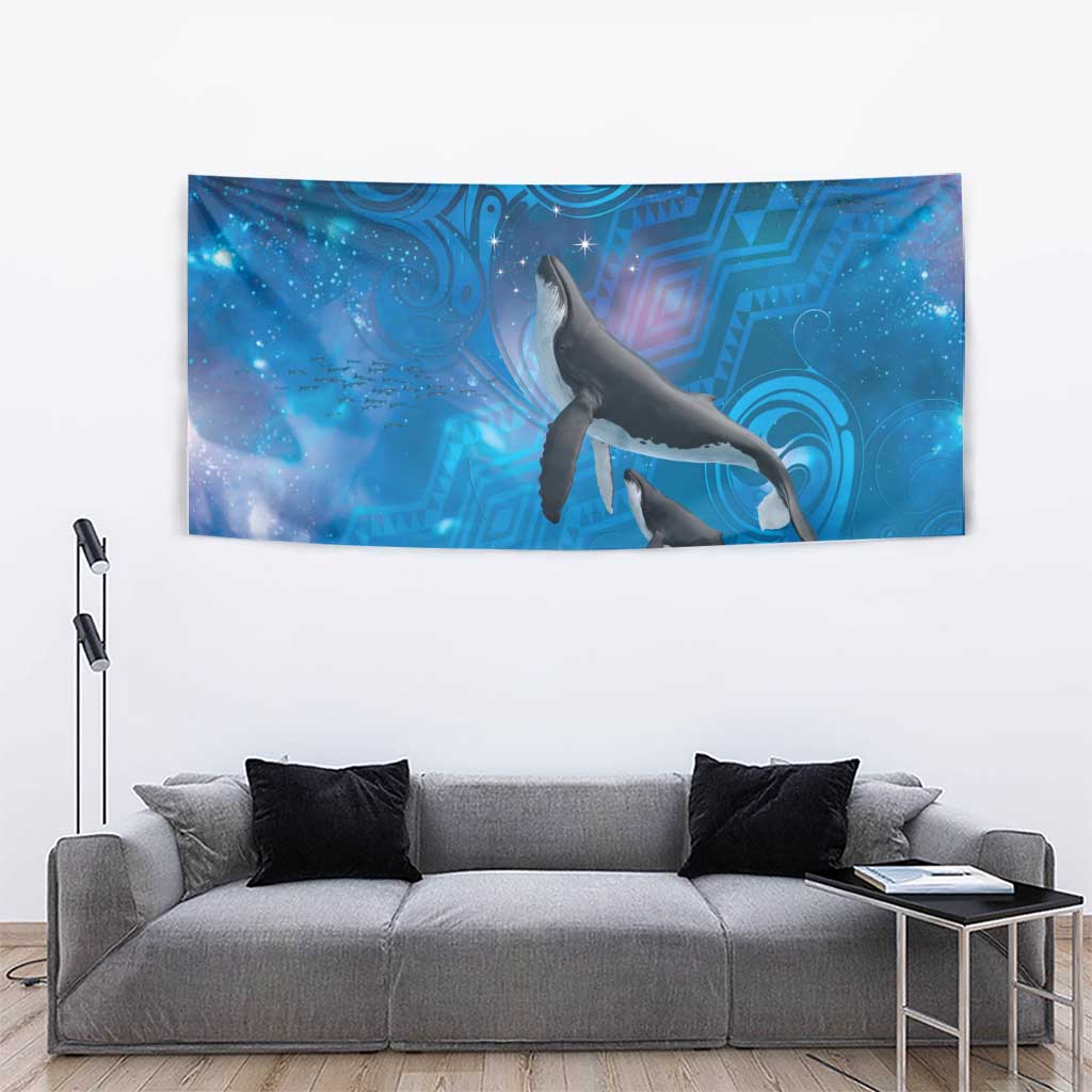 Paikea New Zealand Matariki Tapestry Humpback Whale Taniko Motifs Ocean Vibes