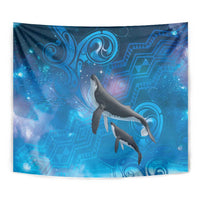 Paikea New Zealand Matariki Tapestry Humpback Whale Taniko Motifs Ocean Vibes