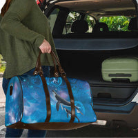 Paikea New Zealand Matariki Travel Bag Humpback Whale Taniko Motifs Ocean Vibes