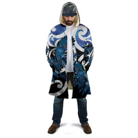 Piwakawaka New Zealand Matariki Cloak Maori New Year Silver Fern Blue Galaxy