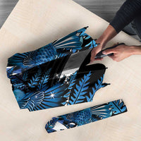 Piwakawaka New Zealand Matariki Umbrella Maori New Year Silver Fern Blue Galaxy
