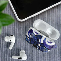 Piwakawaka New Zealand Matariki AirPods Case Maori New Year Silver Fern Purple Galaxy LT14 - Polynesian Pride