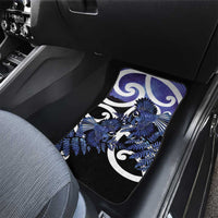 Piwakawaka New Zealand Matariki Car Mats Maori New Year Silver Fern Purple Galaxy LT14 - Polynesian Pride