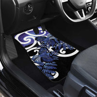 Piwakawaka New Zealand Matariki Car Mats Maori New Year Silver Fern Purple Galaxy LT14 - Polynesian Pride