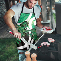 Piwakawaka New Zealand Matariki Apron Maori New Year Silver Fern Green Galaxy