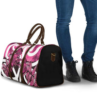 Piwakawaka New Zealand Matariki Travel Bag Maori New Year Silver Fern Pink Galaxy LT14 - Polynesian Pride