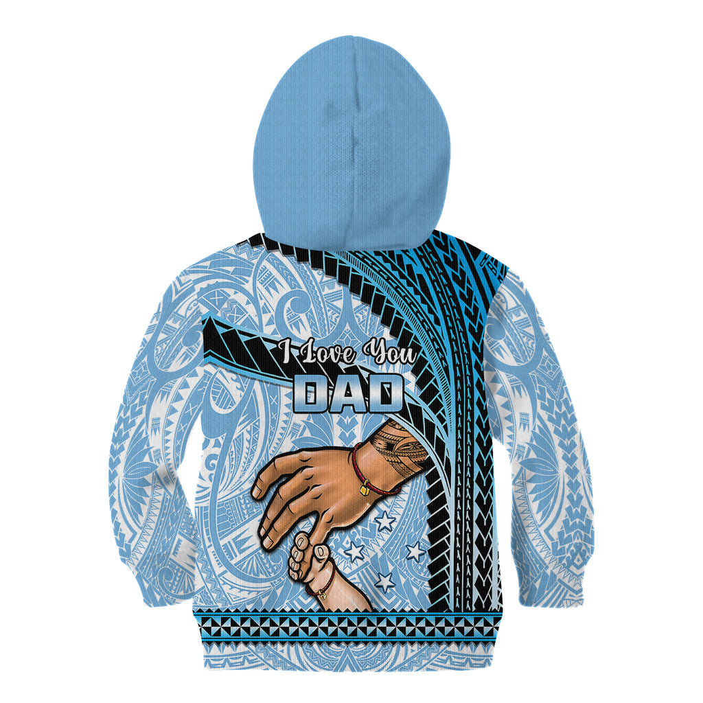 Polynesian Pride Father Day FSM Kid Hoodie Federated States of Micronesia I Love You Dad LT14 - Polynesian Pride