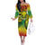 Hawaii Flag Day Family Matching Off The Shoulder Long Sleeve Dress and Hawaiian Shirt Kanaka Maoli With Kakau Polynesian Pattern LT14