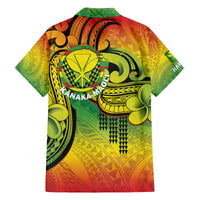Hawaii Flag Day Family Matching Summer Maxi Dress and Hawaiian Shirt Kanaka Maoli With Kakau Polynesian Pattern LT14 - Polynesian Pride