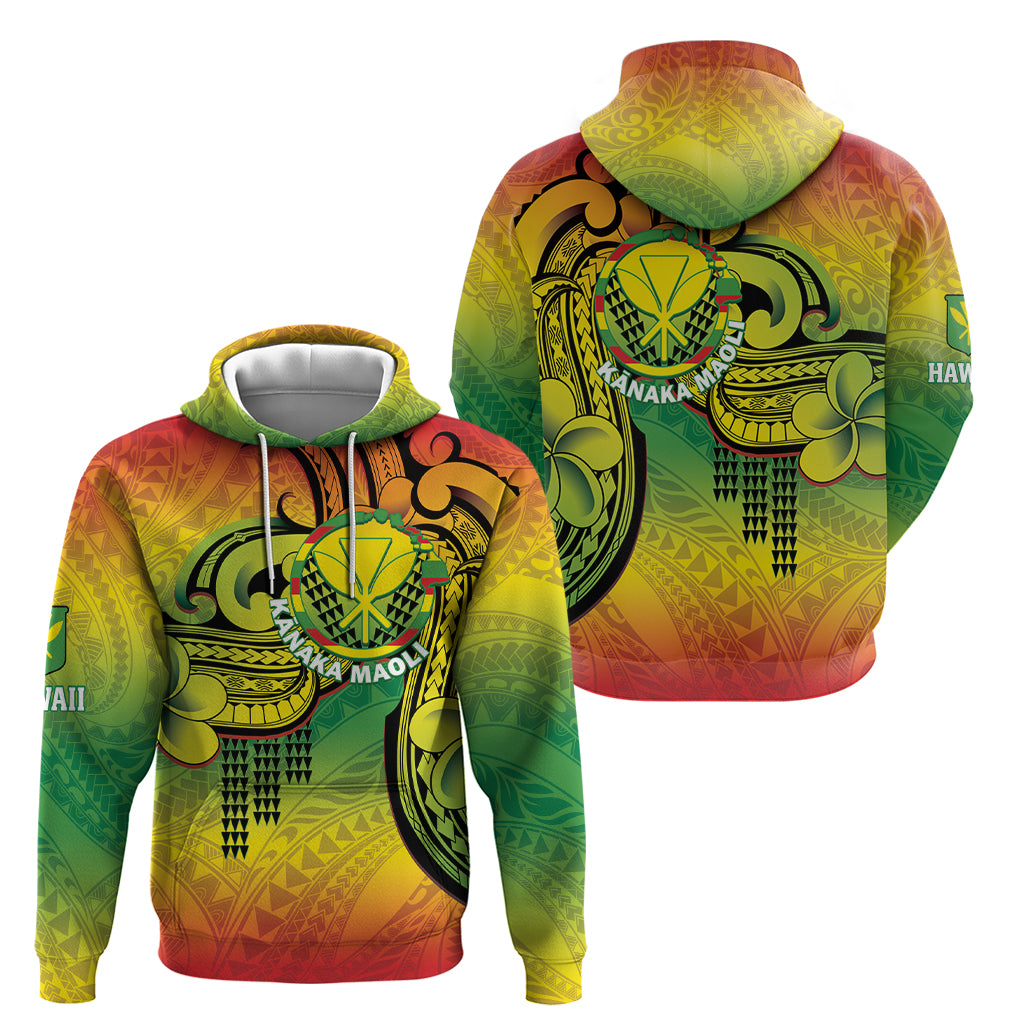 Hawaii Flag Day Zip Hoodie Kanaka Maoli With Kakau Polynesian Pattern LT14