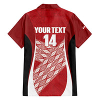 Tonga Rugby Custom Family Matching Long Sleeve Bodycon Dress and Hawaiian Shirt Go ʻIkale Tahi Go Tongan Tapa Cloth LT14 - Polynesian Pride