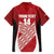 Tonga Rugby Custom Family Matching Long Sleeve Bodycon Dress and Hawaiian Shirt Go ʻIkale Tahi Go Tongan Tapa Cloth