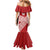 Tonga Rugby Custom Family Matching Mermaid Dress and Hawaiian Shirt Go ʻIkale Tahi Go Tongan Tapa Cloth