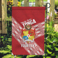 Tonga Rugby Custom Garden Flag Go ʻIkale Tahi Go Tongan Tapa Cloth