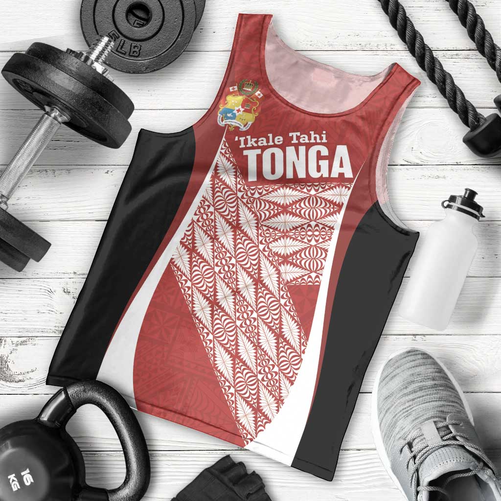 Tonga Rugby Custom Men Tank Top Go ʻIkale Tahi Go Tongan Tapa Cloth