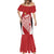 Tonga Rugby Custom Mermaid Dress Go ʻIkale Tahi Go Tongan Tapa Cloth