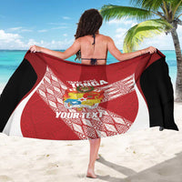 Tonga Rugby Custom Sarong Go ʻIkale Tahi Go Tongan Tapa Cloth