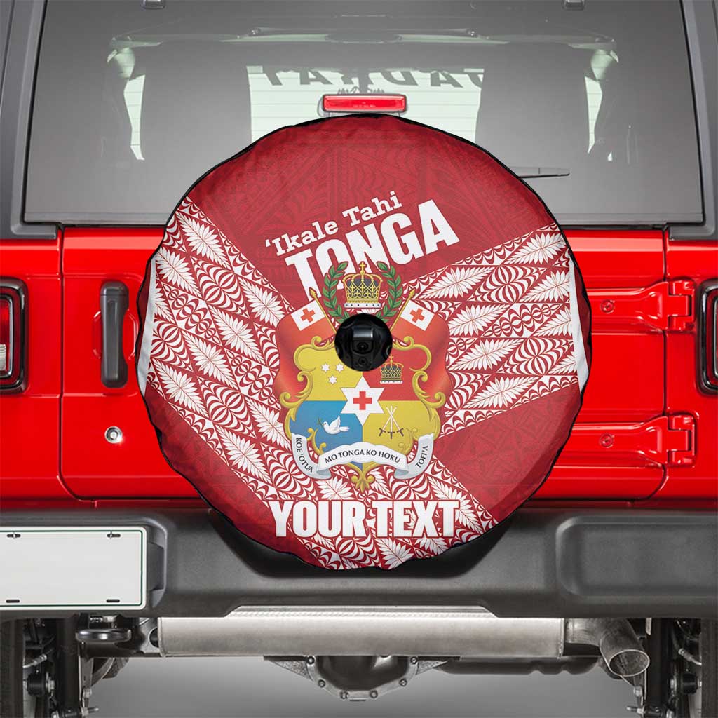 Tonga Rugby Custom Spare Tire Cover Go ʻIkale Tahi Go Tongan Tapa Cloth