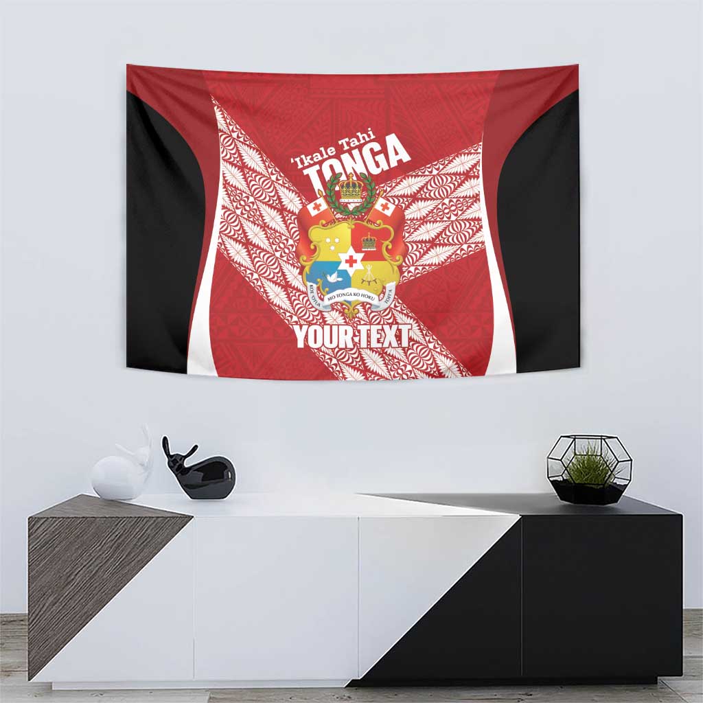 Tonga Rugby Custom Tapestry Go ʻIkale Tahi Go Tongan Tapa Cloth