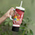 Tonga Rugby Custom Tumbler With Handle Go ʻIkale Tahi Go Tongan Tapa Cloth