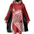 Tonga Rugby Custom Wearable Blanket Hoodie Go ʻIkale Tahi Go Tongan Tapa Cloth