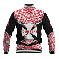 Personalised 29 July Wallis And Futuna Territory Day Baseball Jacket Polynesian Tribal Pattern LT14 - Polynesian Pride