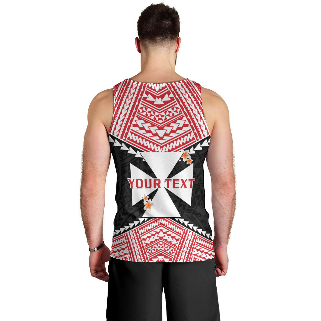 Personalised 29 July Wallis And Futuna Territory Day Men Tank Top Polynesian Tribal Pattern LT14 - Polynesian Pride