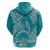 Polynesian Pride Hawaii Hoodiean Tribal Honu Turquoise Version LT14 - Polynesian Pride