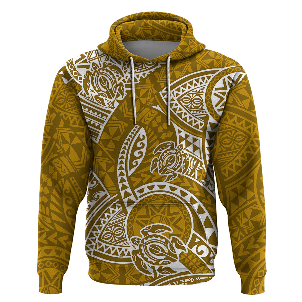 Polynesian Pride Hawaii Hoodiean Tribal Honu Gold Version LT14 Gold - Polynesian Pride