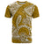 Polynesian Pride Hawaii T Shirt Hawaiian Tribal Honu Gold Version LT14 Gold - Polynesian Pride