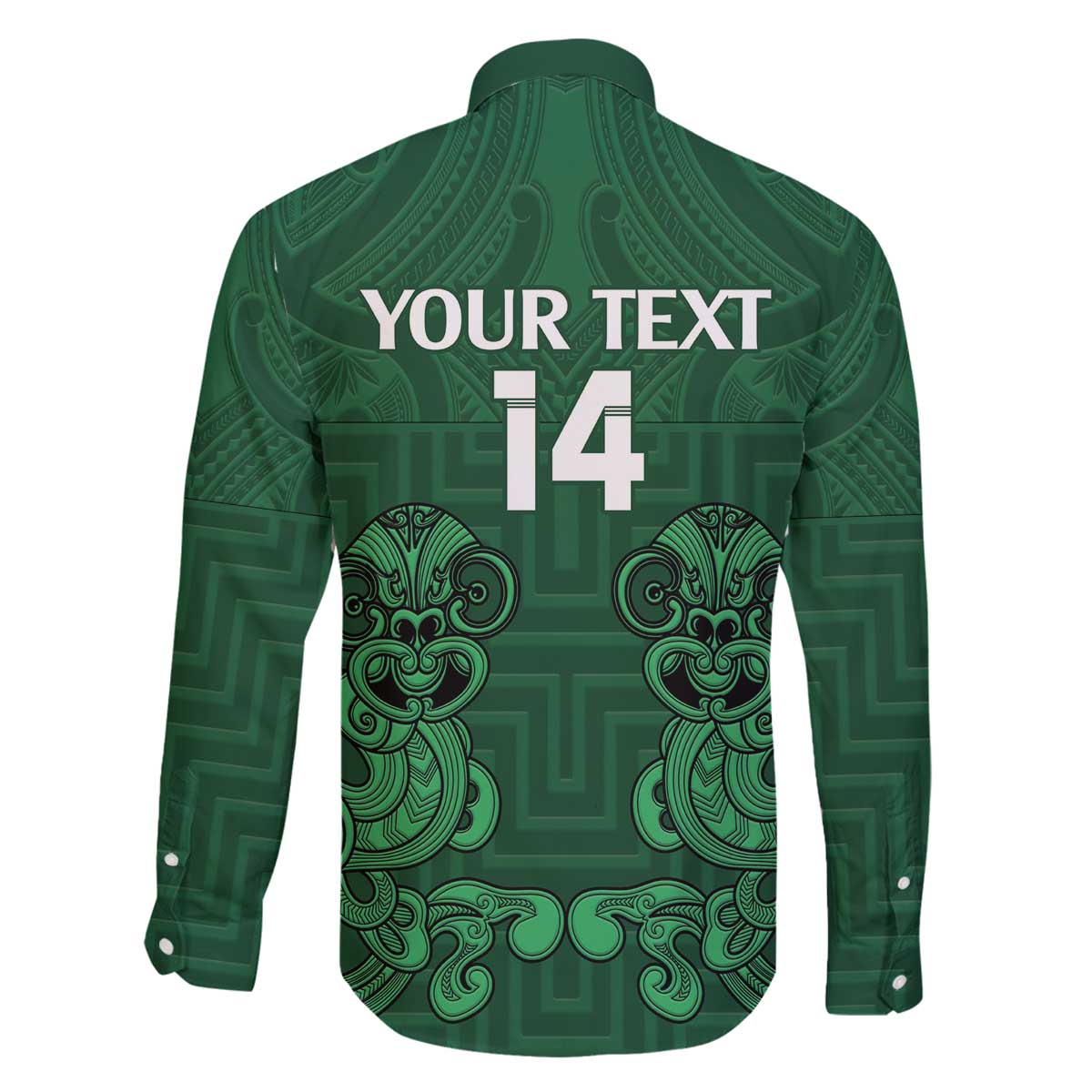 Custom Aotearoa Rugby Family Matching Puletasi and Hawaiian Shirt New Zealand Maori Kete Poutama Pattern