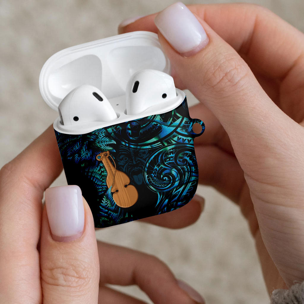 Kotiate New Zealand AirPods Case Maori Weapon Paua Shell Haka Fern