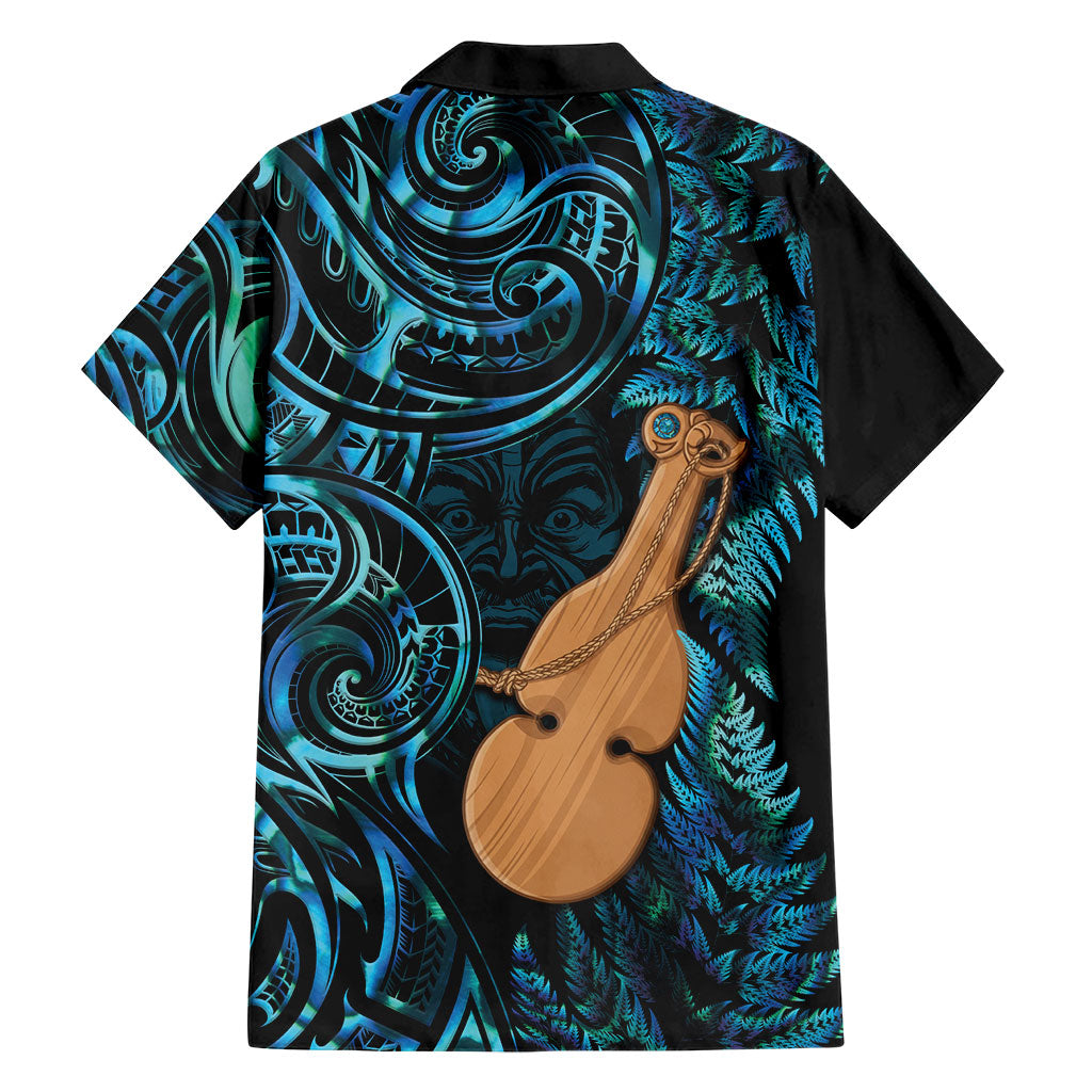 Kotiate New Zealand Family Matching Puletasi and Hawaiian Shirt Maori Weapon Paua Shell Haka Fern LT14 - Polynesian Pride