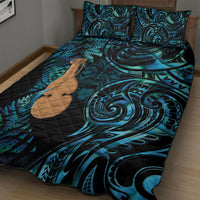 Kotiate New Zealand Quilt Bed Set Maori Weapon Paua Shell Haka Fern LT14 - Polynesian Pride