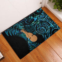 Kotiate New Zealand Rubber Doormat Maori Weapon Paua Shell Haka Fern LT14 - Polynesian Pride