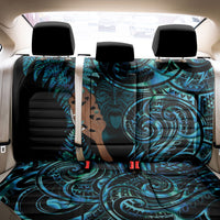 Maripi New Zealand Back Car Seat Cover Maori Weapon Paua Shell Haka Fern