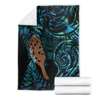 Maripi New Zealand Blanket Maori Weapon Paua Shell Haka Fern